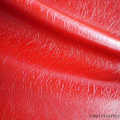 WAXY PU SHOE LEATHER EMBOSS