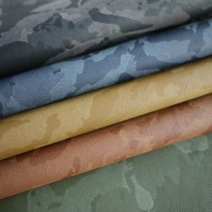 GARMENT CAMOUFLAGE PRINT YANGBUCK PU