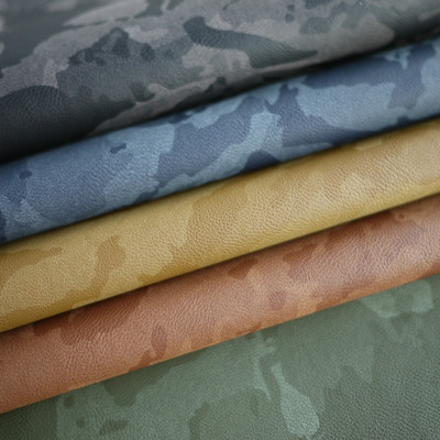 GARMENT CAMOUFLAGE PRINT YANGBUCK PU